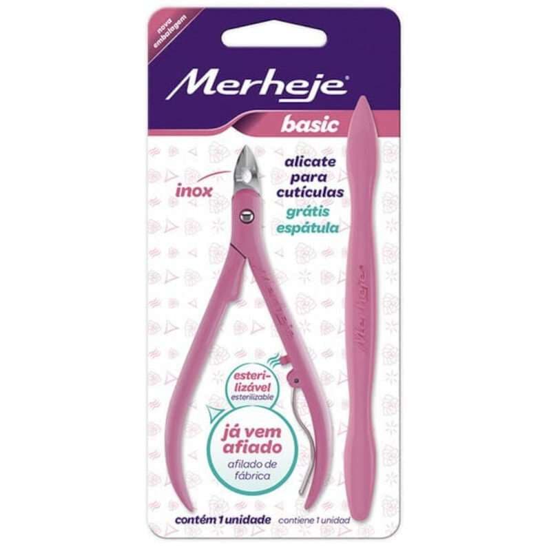 MERHEJE Cortacuticula (Alicate) Con Espátula