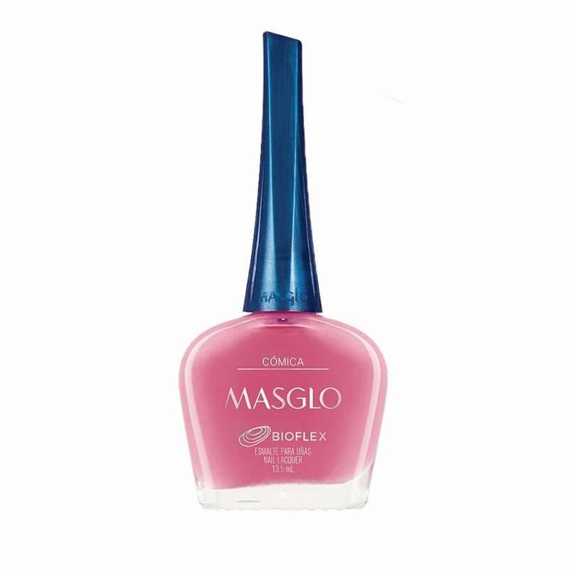 MASGLO Comica Esmalte Tradicional Cremoso Gama Rosado 13,5ml