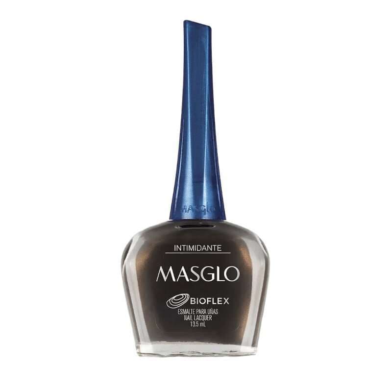 MASGLO Intimidante Esmalte Tradicional Perlado Gama Marron 13,5ml
