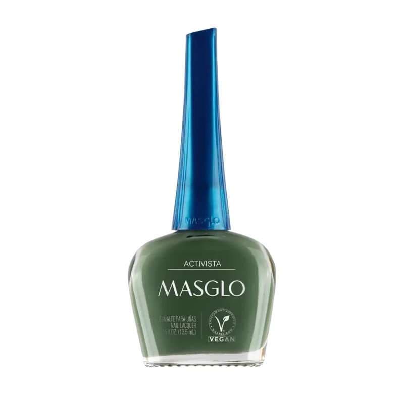 MASGLO Activista Esmalte Tradicional Cremoso Gama Verde 13,5ml