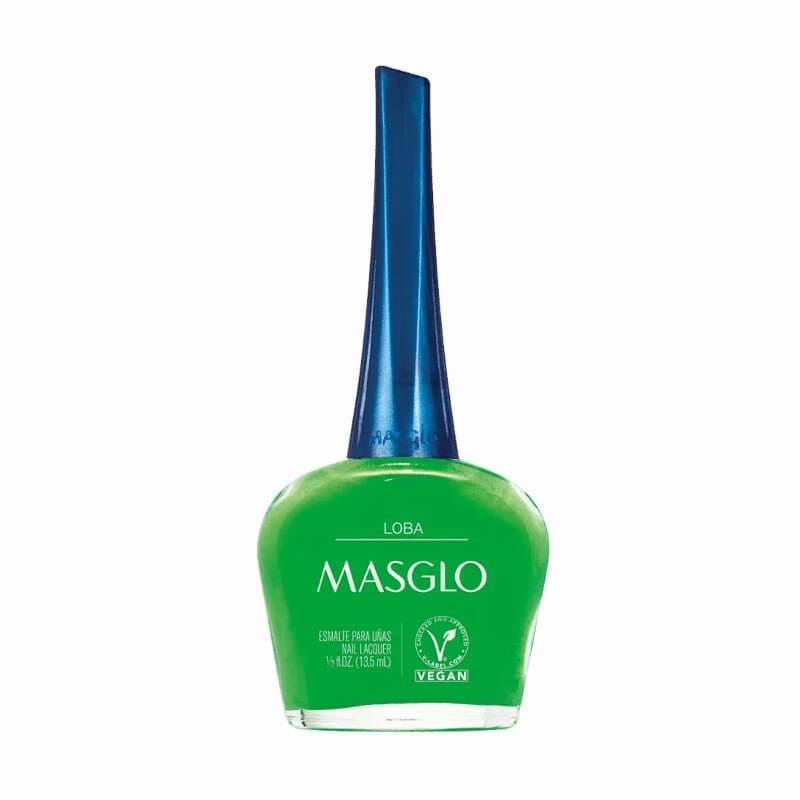 MASGLO Loba Esmalte Tradicional Cremoso Gama Verde 13,5ml