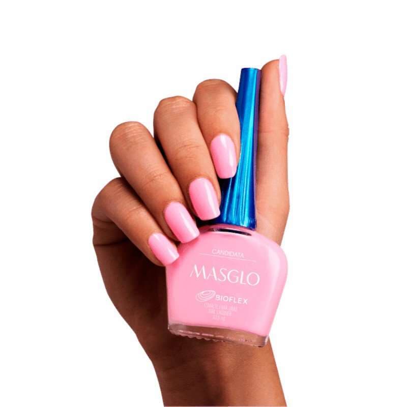 MASGLO Candidata Esmalte Tradicional Cremoso Gama Rosado 13,5ml - imagen 3