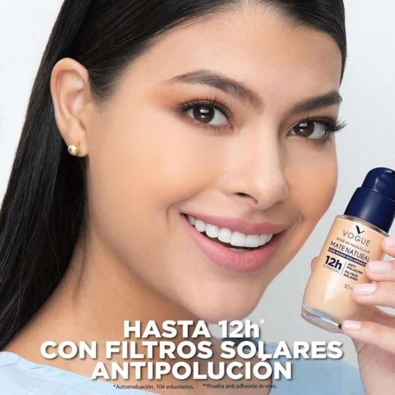 VOGUE Base Líquida Mate Natural - imagen 3