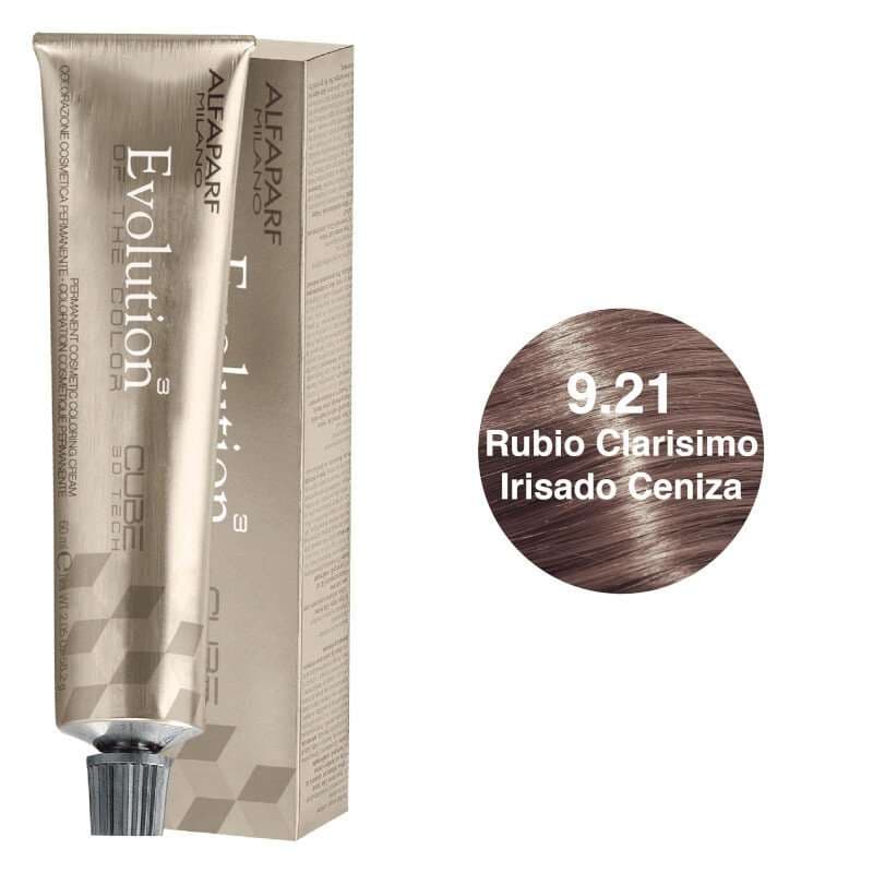 ALFAPARF Evolution Tinte Tono 9.21 Rubio Clarisimo Irisado Ceniza