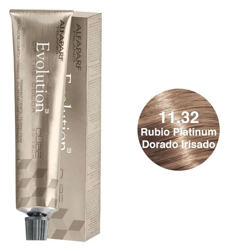 ALFAPARF Evolution Tinte Tono 11.32 Rubio Platinum Dorado Irisado
