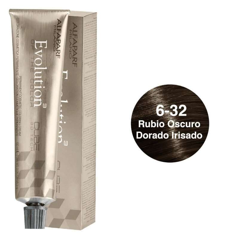 ALFAPARF Evolution Tinte Tono 6.32 Rubio Oscuro Dorado Irisado