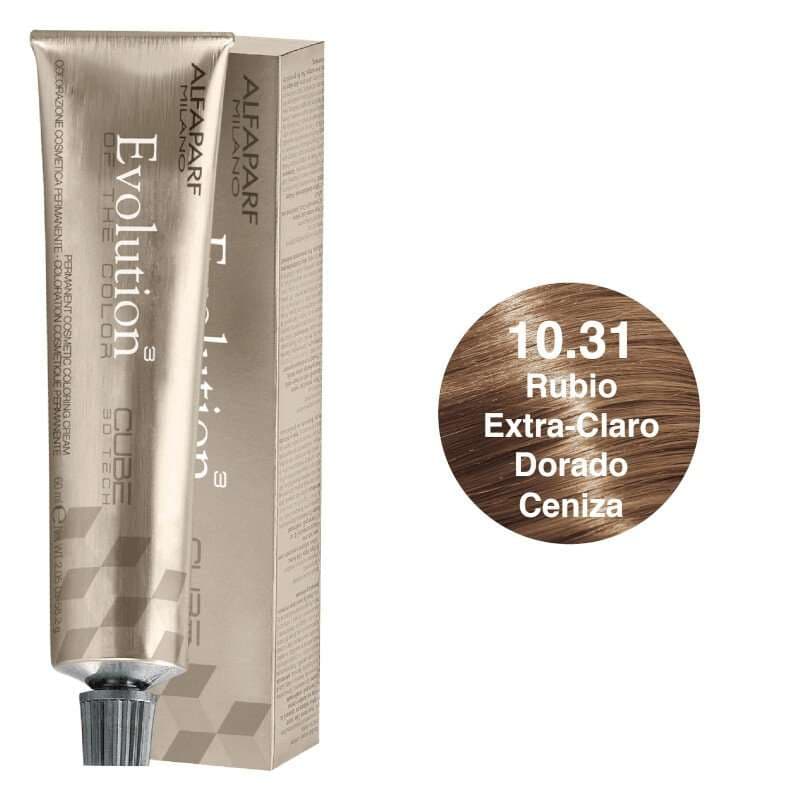 ALFAPARF Evolution Tinte Tono 10.31 Rubio Extra-Claro Dorado Ceniza
