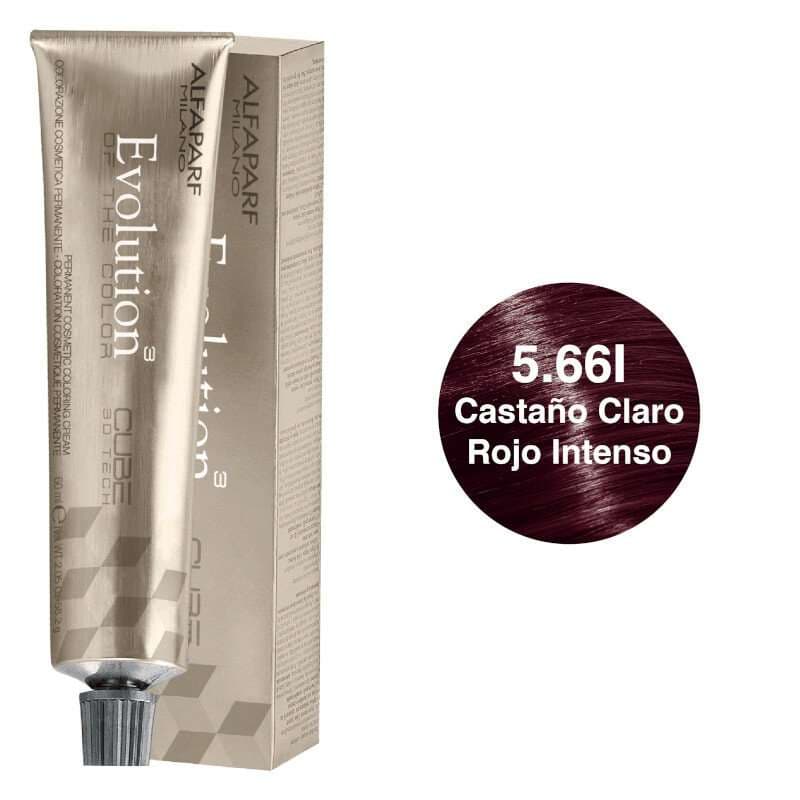 ALFAPARF Evolution Tinte Tono 5.66I Castaño Claro Rojo Intenso