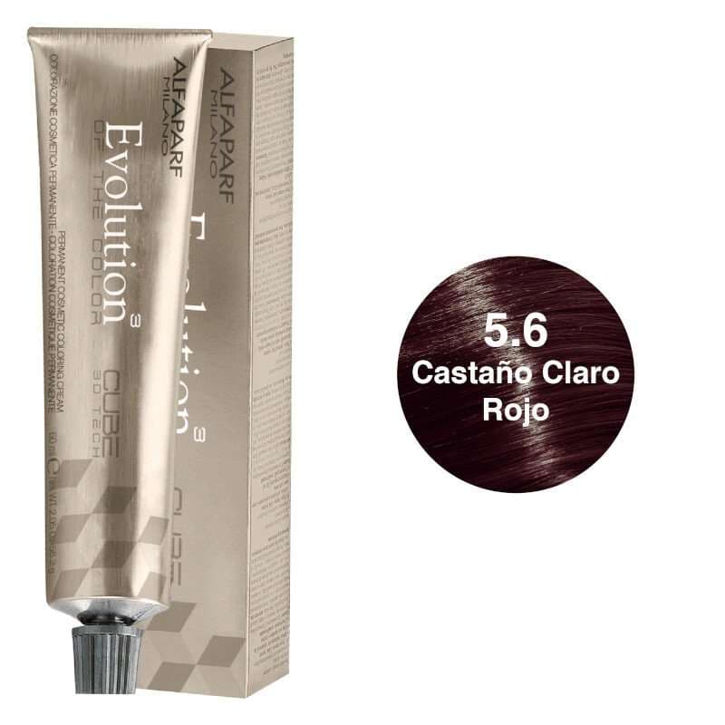 ALFAPARF Evolution Tinte Tono 5.6 Castaño Claro Rojo