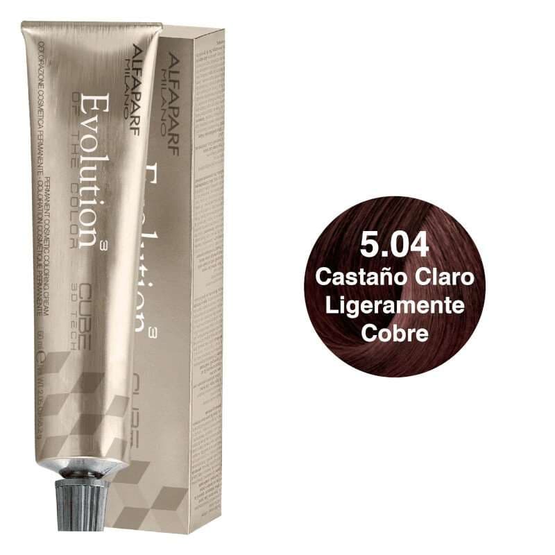 ALFAPARF Evolution Tinte Tono 5.04 Castaño Claro Ligeramente Cobre