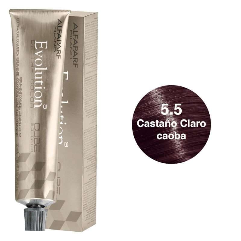 ALFAPARF Evolution Tinte Tono 5.5 Rubio Medio Caoba Dorado