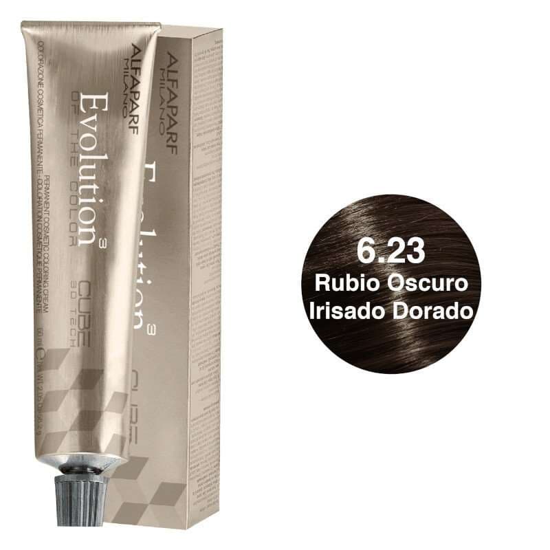 ALFAPARF Evolution Tinte Tono 6.23 Rubio Oscuro Irisado Dorado