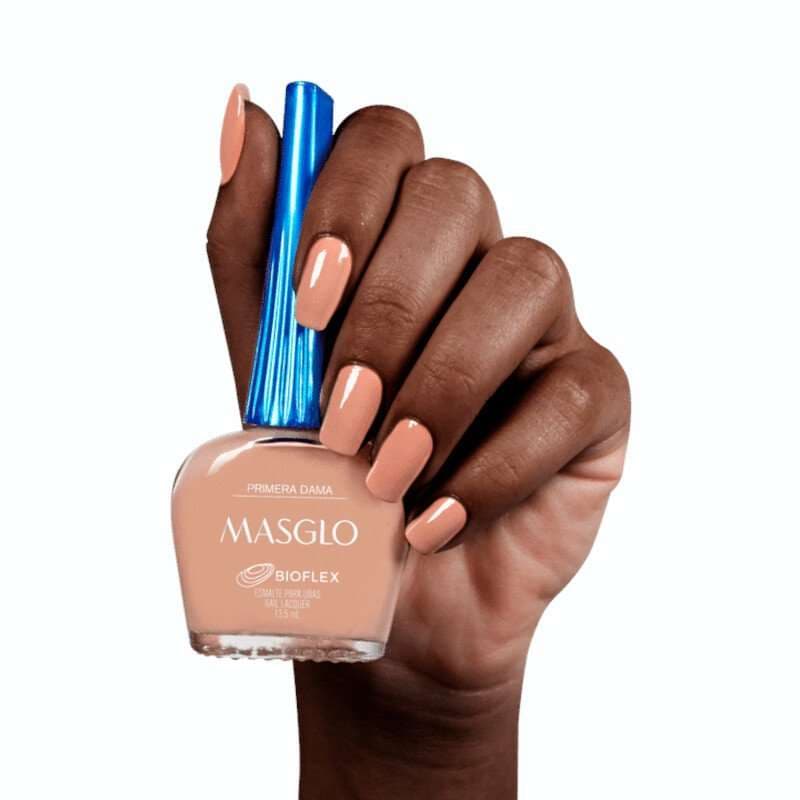 MASGLO Primera Dama Esmalte Tradicional Cremoso Gama Marron 13,5ml - imagen 3