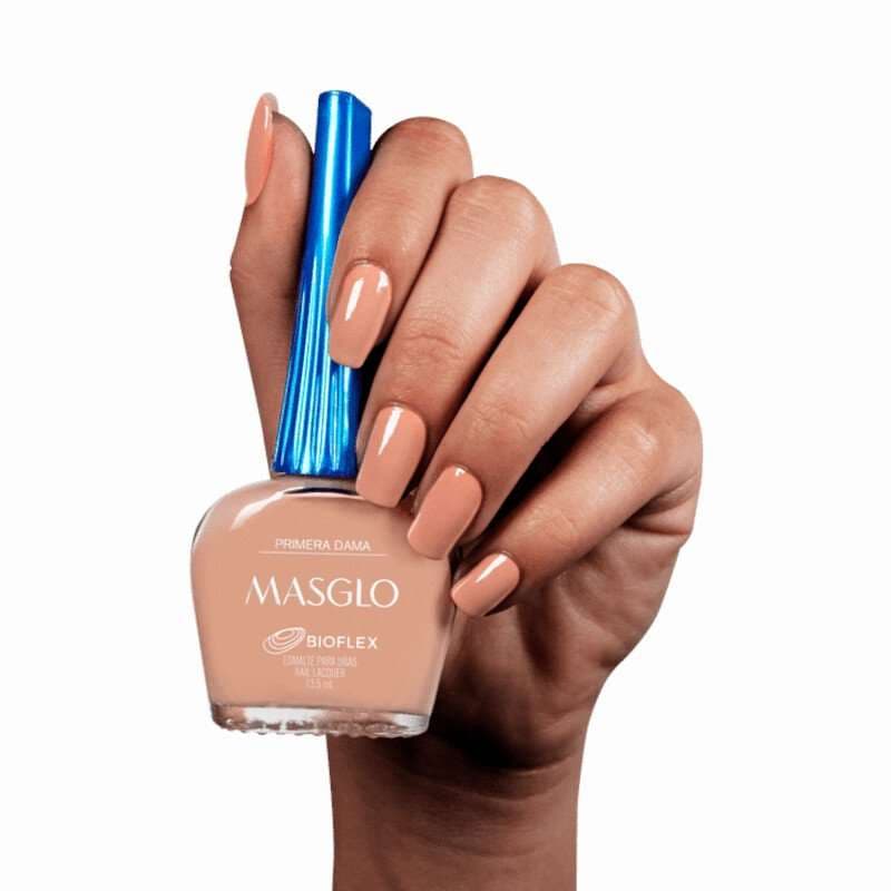 MASGLO Primera Dama Esmalte Tradicional Cremoso Gama Marron 13,5ml - imagen 4