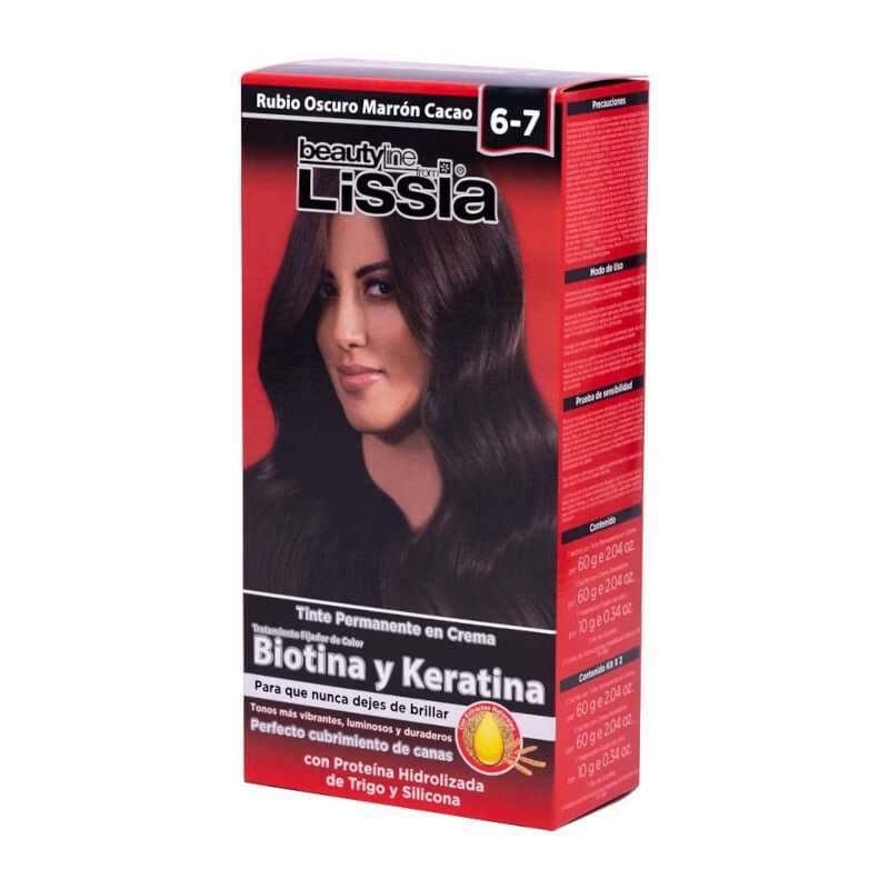 LISSIA Tinte En Crema Rubio Oscuro Marrón Cacao 6-7 - imagen 2