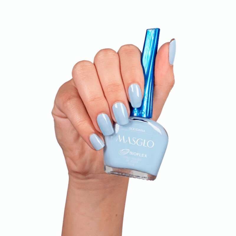 MASGLO Solidaria Esmalte Tradicional Cremoso Gama Azul 13,5ml - imagen 2