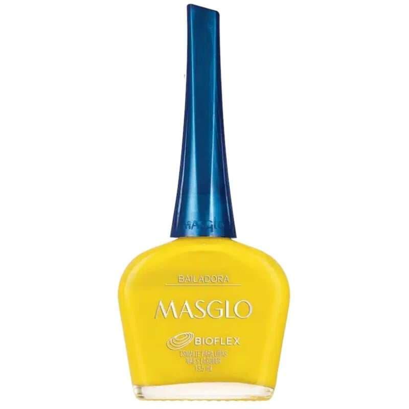 MASGLO Bailadora Esmalte Tradicional Cremoso Gama Amarillo 13,5ml