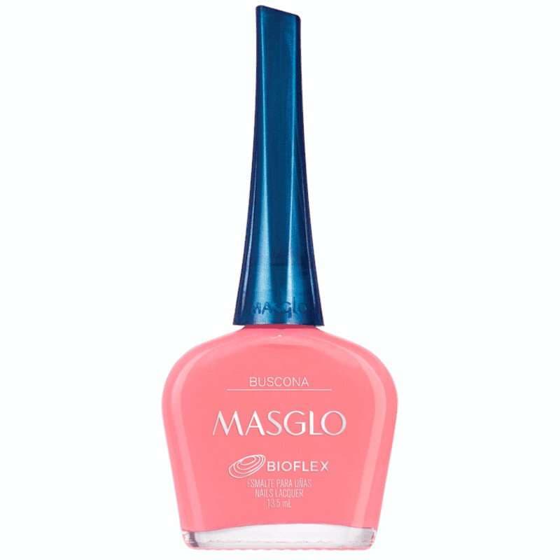 MASGLO Buscona Esmalte Tradicional Cremoso Gama Naranja 13,5ml
