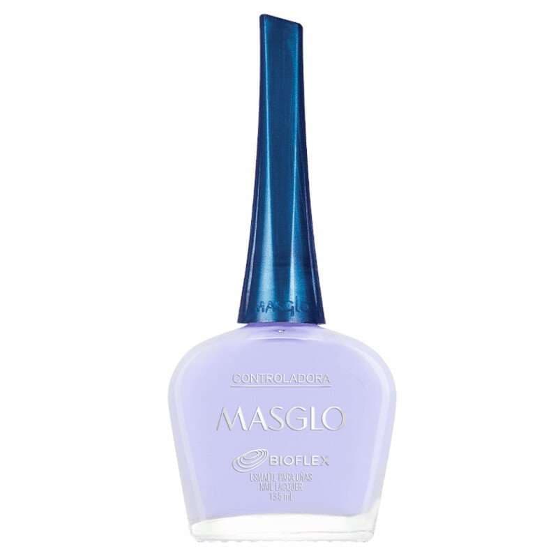 MASGLO Controladora Esmalte Tradicional Cremoso Gama Lila 13,5ml