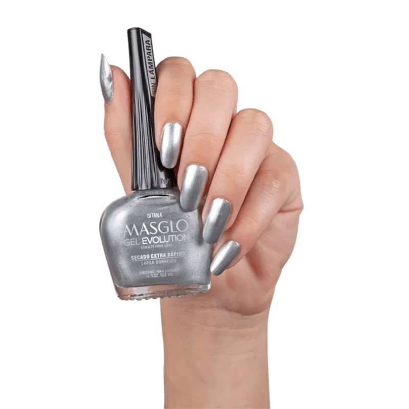 MASGLO Gitana Esmalte Tradicional Metalizado Gama Gris 13,5m