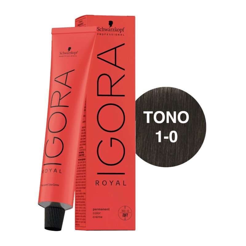 SCHWARZKOPF Igora Royal Tono 1-0 Negro Natural 60mL