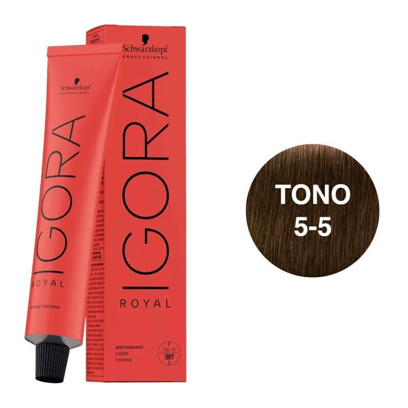 SCHWARZKOPF Igora Royal Tono 5-5 Castaño Claro Dorado 60mL