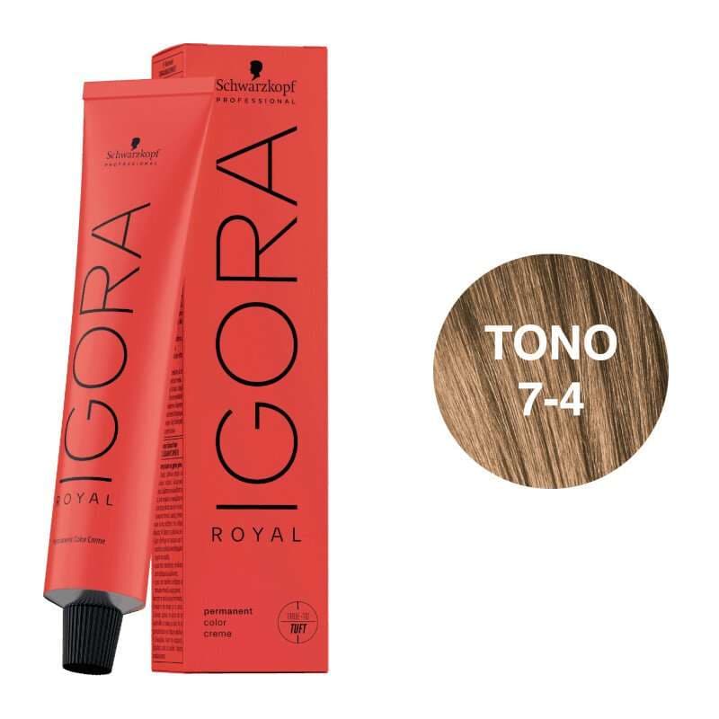 Igora Royal Tono 7-4 Rubio Medio Beige 60mL
