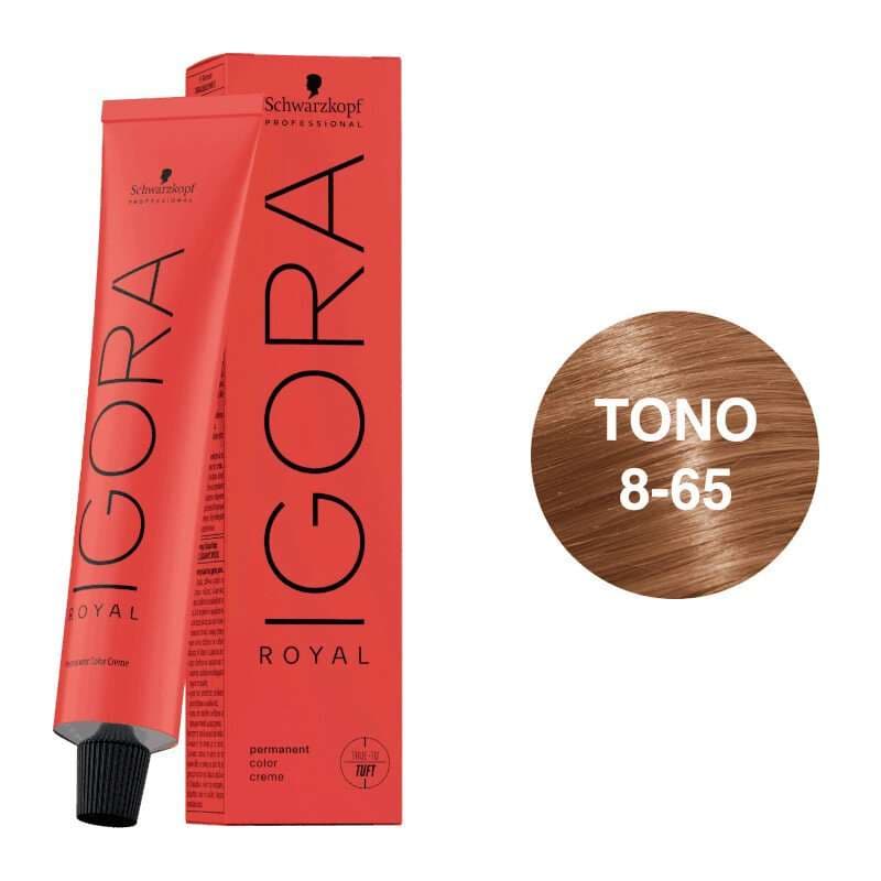 SCHWARZKOPF Igora Royal Tono 8-65 Rubio Claro Chocolate Dorado 60mL