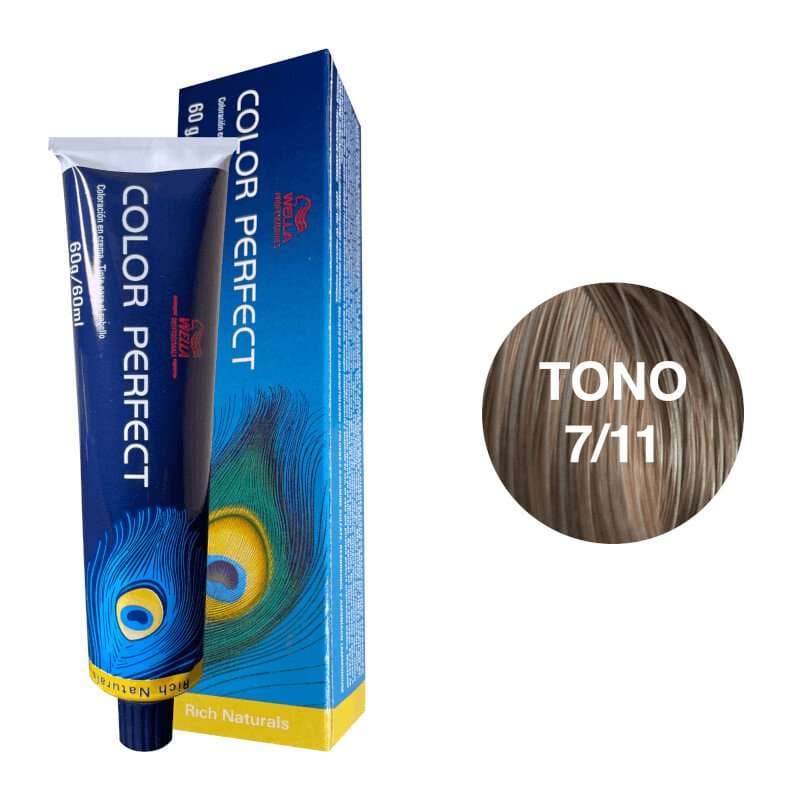 WELLA Tinte Color Perfect Tono 7/11 60ml