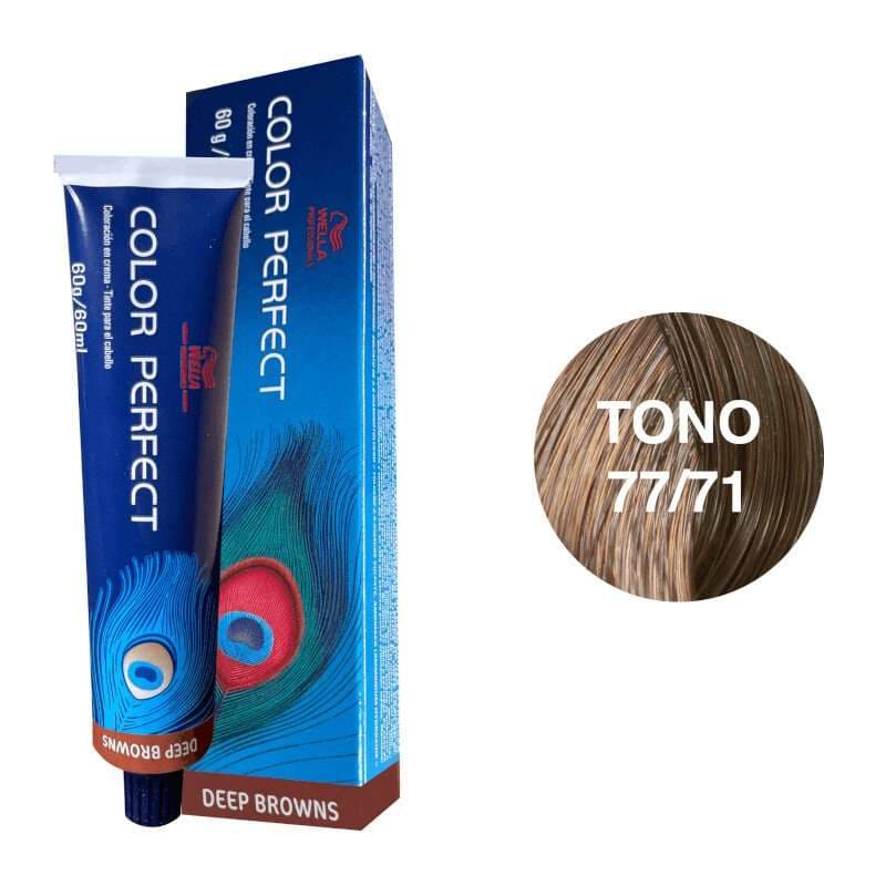 WELLA Tinte Color Perfect Tono 77/71 60ml