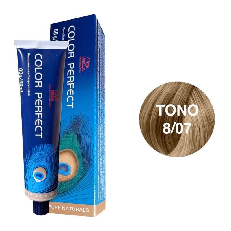 WELLA Tinte Color Perfect Tono 8/07 60ml