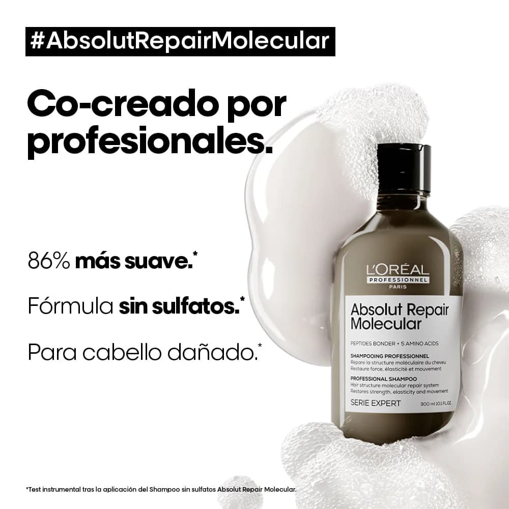 LOREAL Professionnel Kit Absolut Repair Molecular + Cosmetiquera - imagen 3