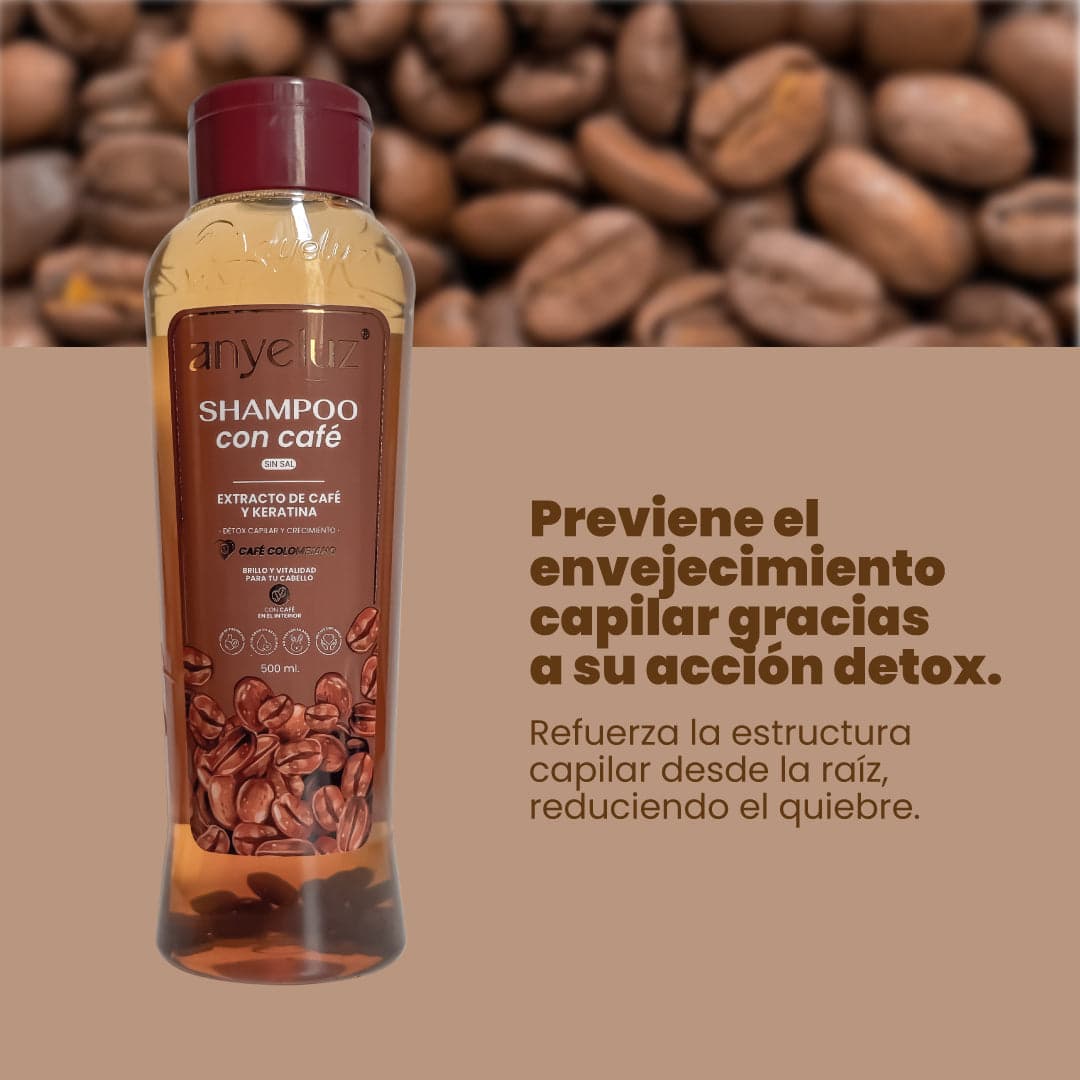 Anyeluz Shampoo con Café - imagen 2