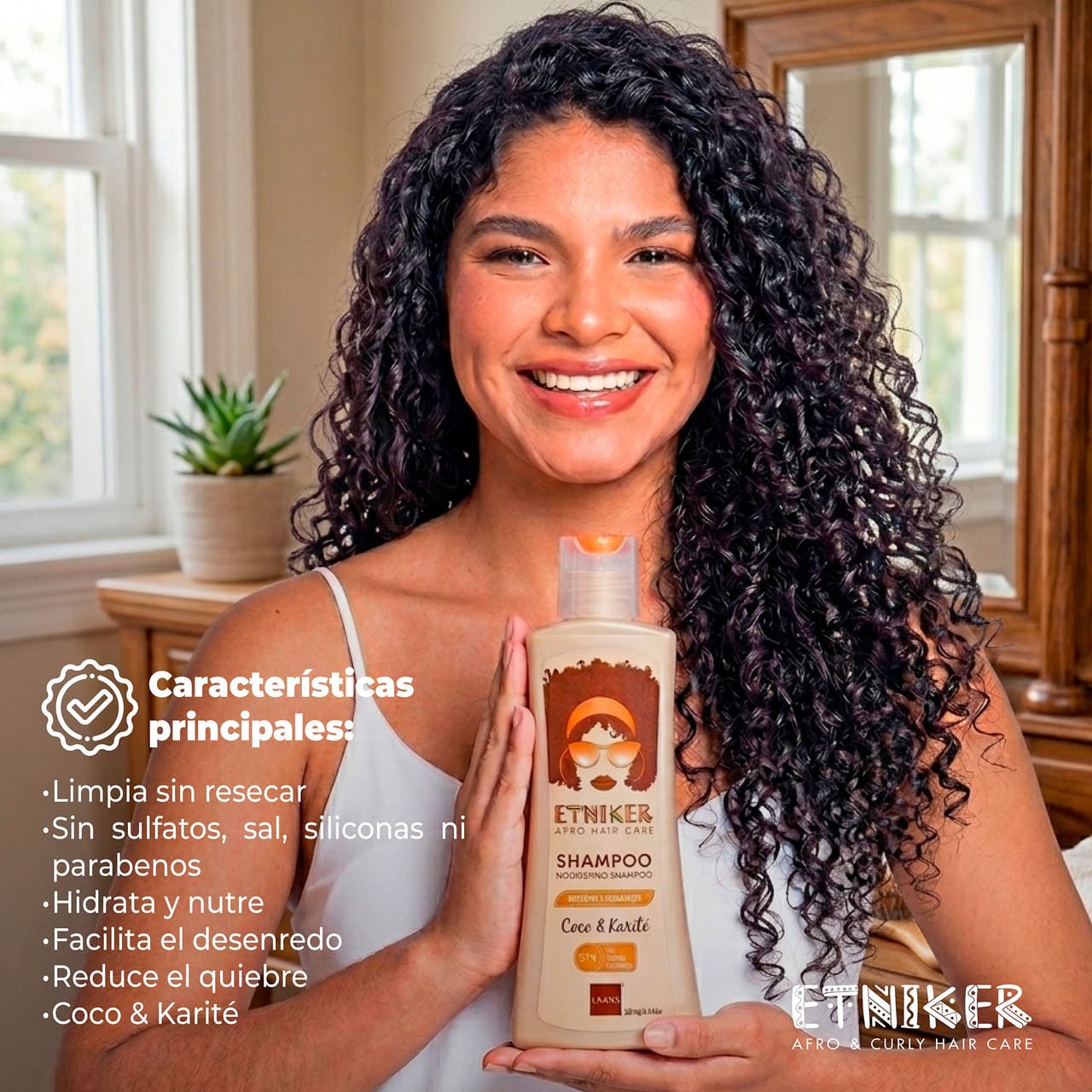 Etniker Shampoo Nutritivo e Hidratante 250ml - imagen 5 - imagen 5