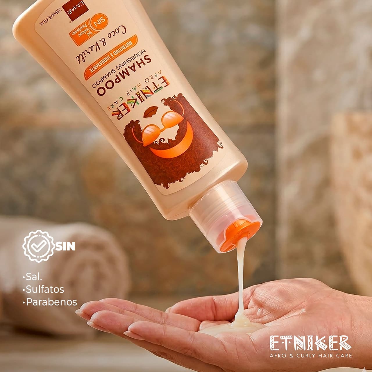 Etniker Shampoo Nutritivo e Hidratante 250ml - imagen 8 - imagen 8