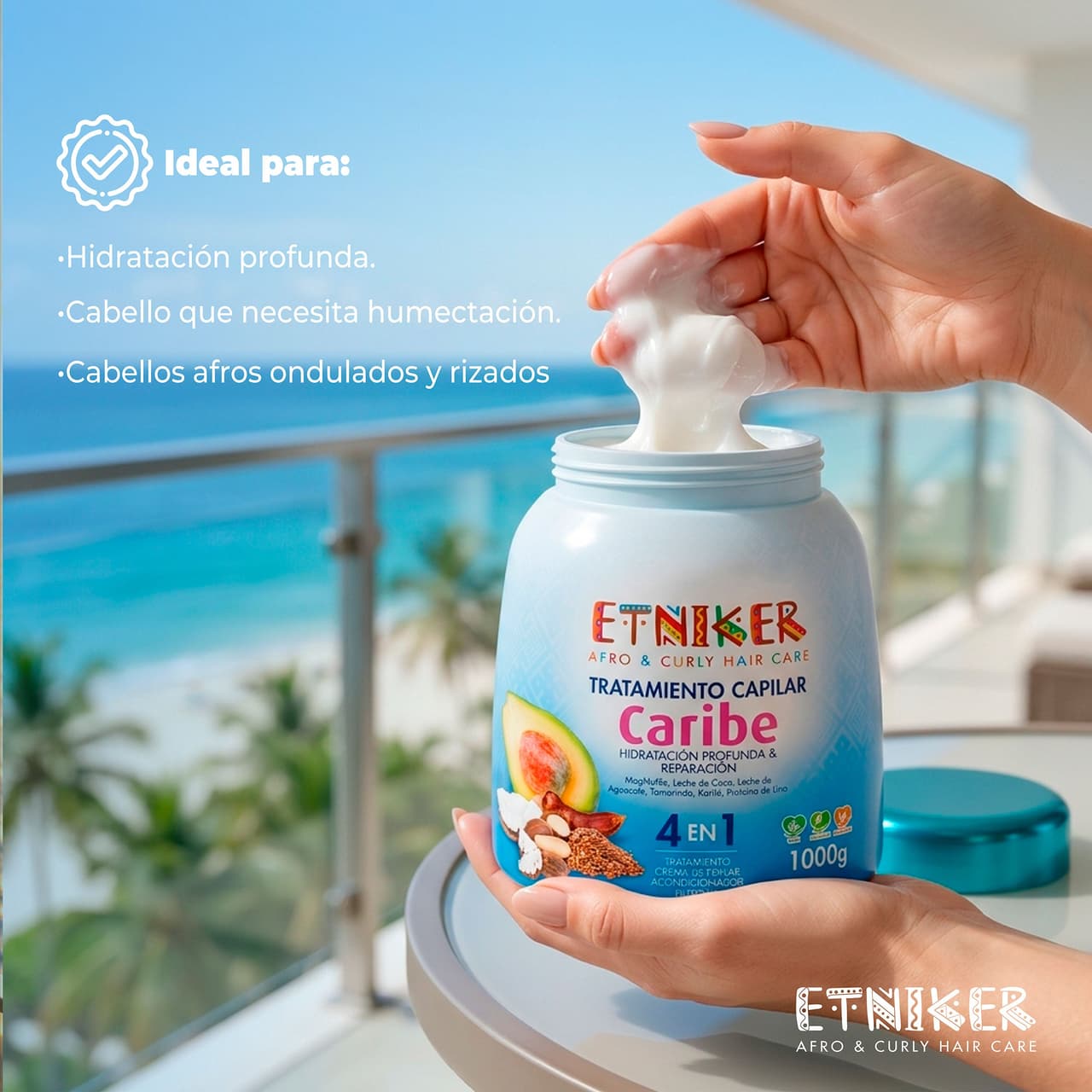 Etniker Tratamiento Capilar Caribe 1000g - imagen 3 - imagen 3