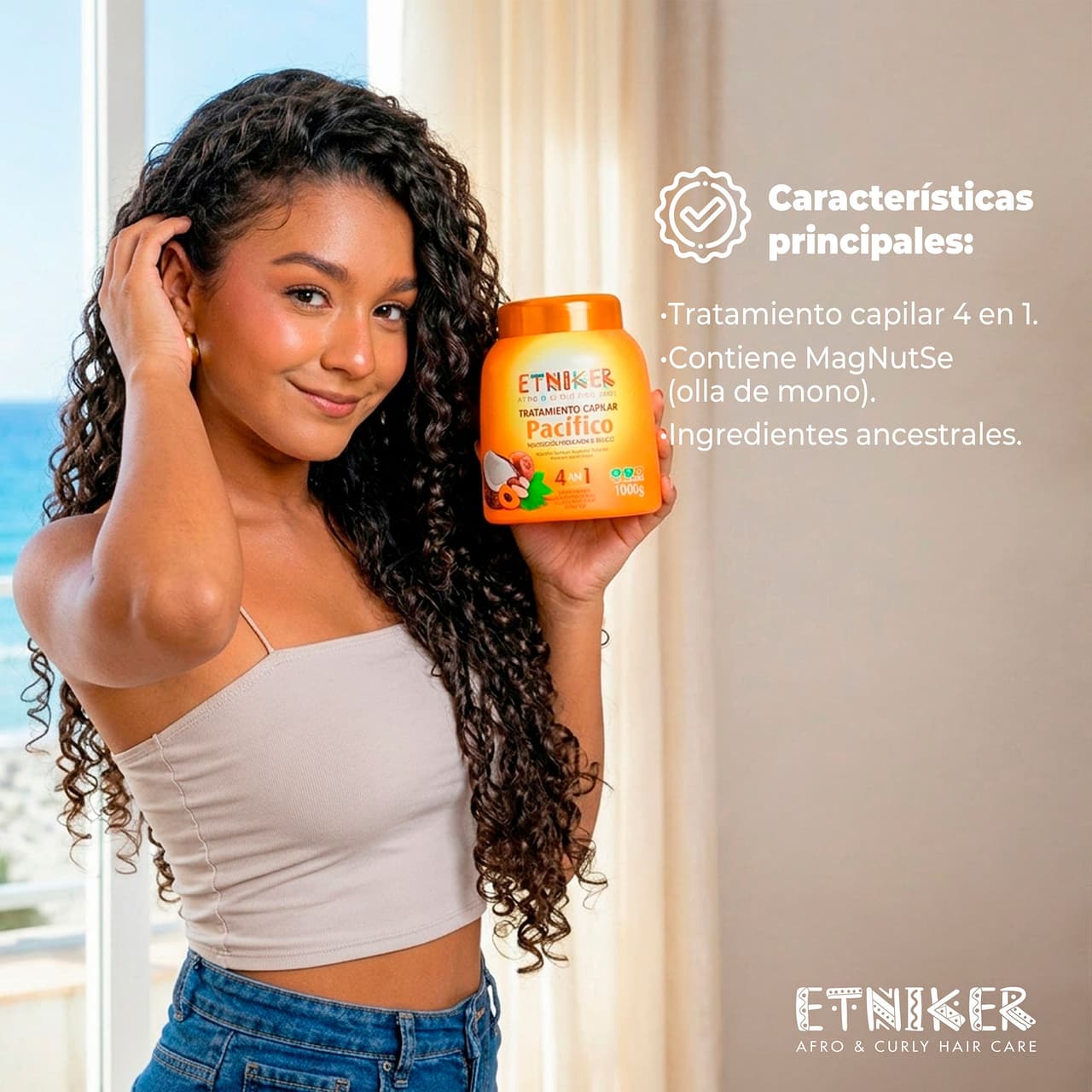 Etniker Tratamiento Capilar Pacífico 1000g - imagen 3 - imagen 3