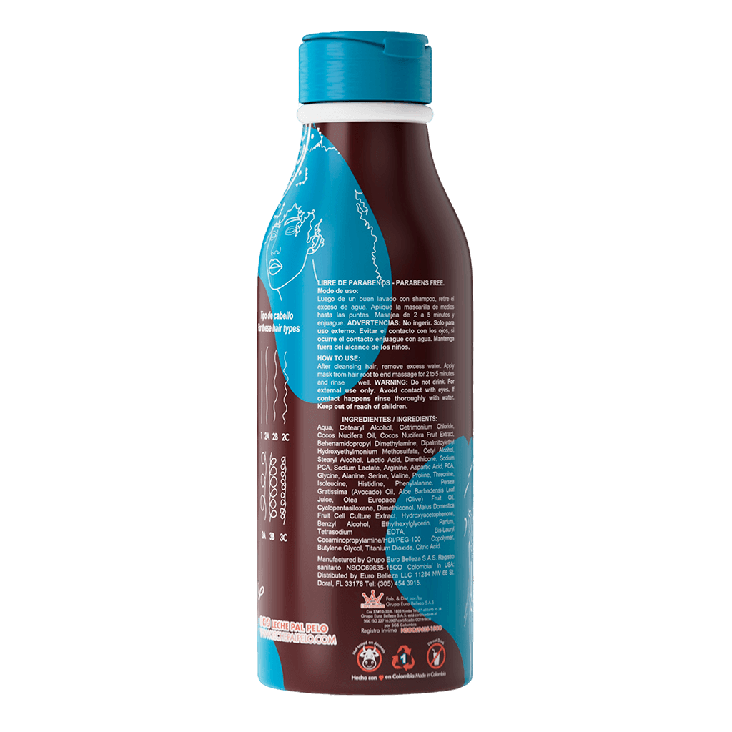 Leche Pal Pelo Mascarilla Rizos y Afro 440ml - imagen 4 - imagen 4