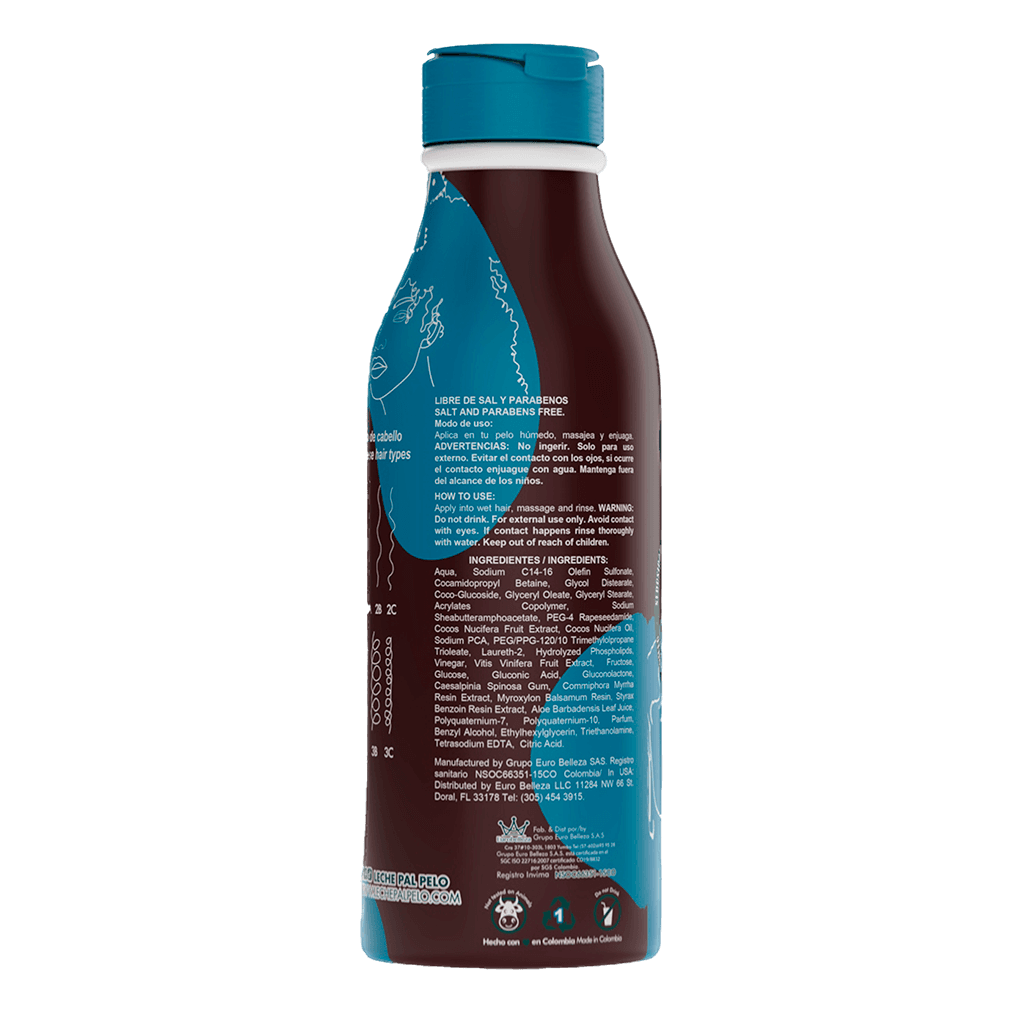 Leche Pal Pelo Shampoo Rizos y Afro 440ml - imagen 4 - imagen 4