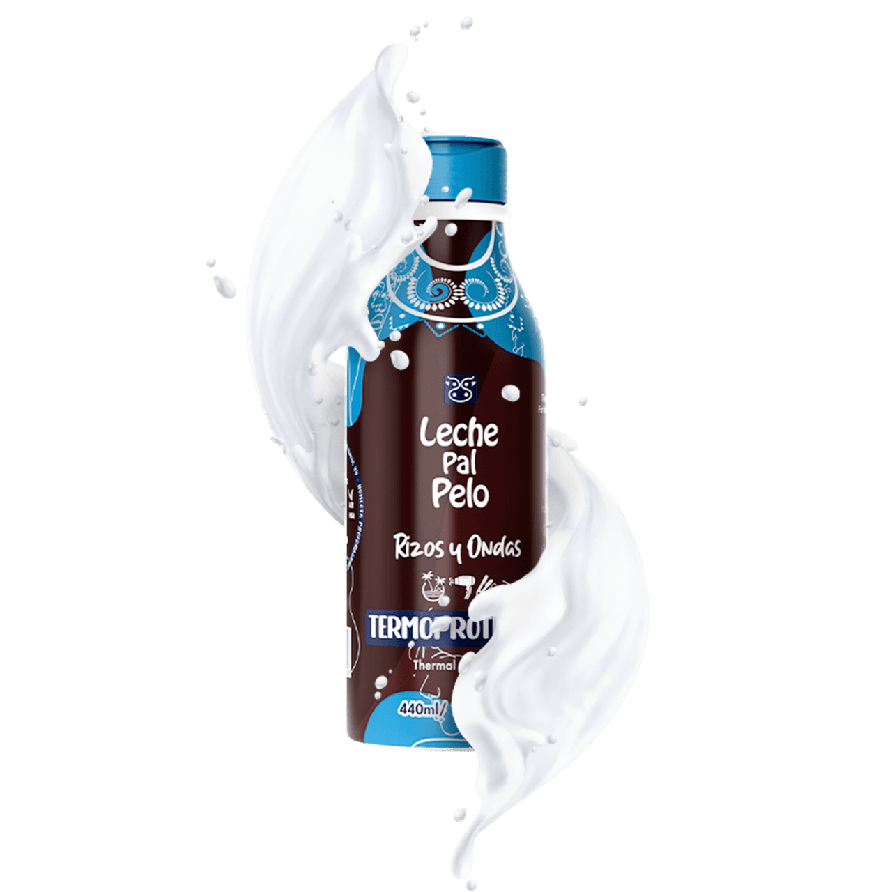 Leche Pal Pelo Termoprotector Rizos y Afro 440ml - imagen 2