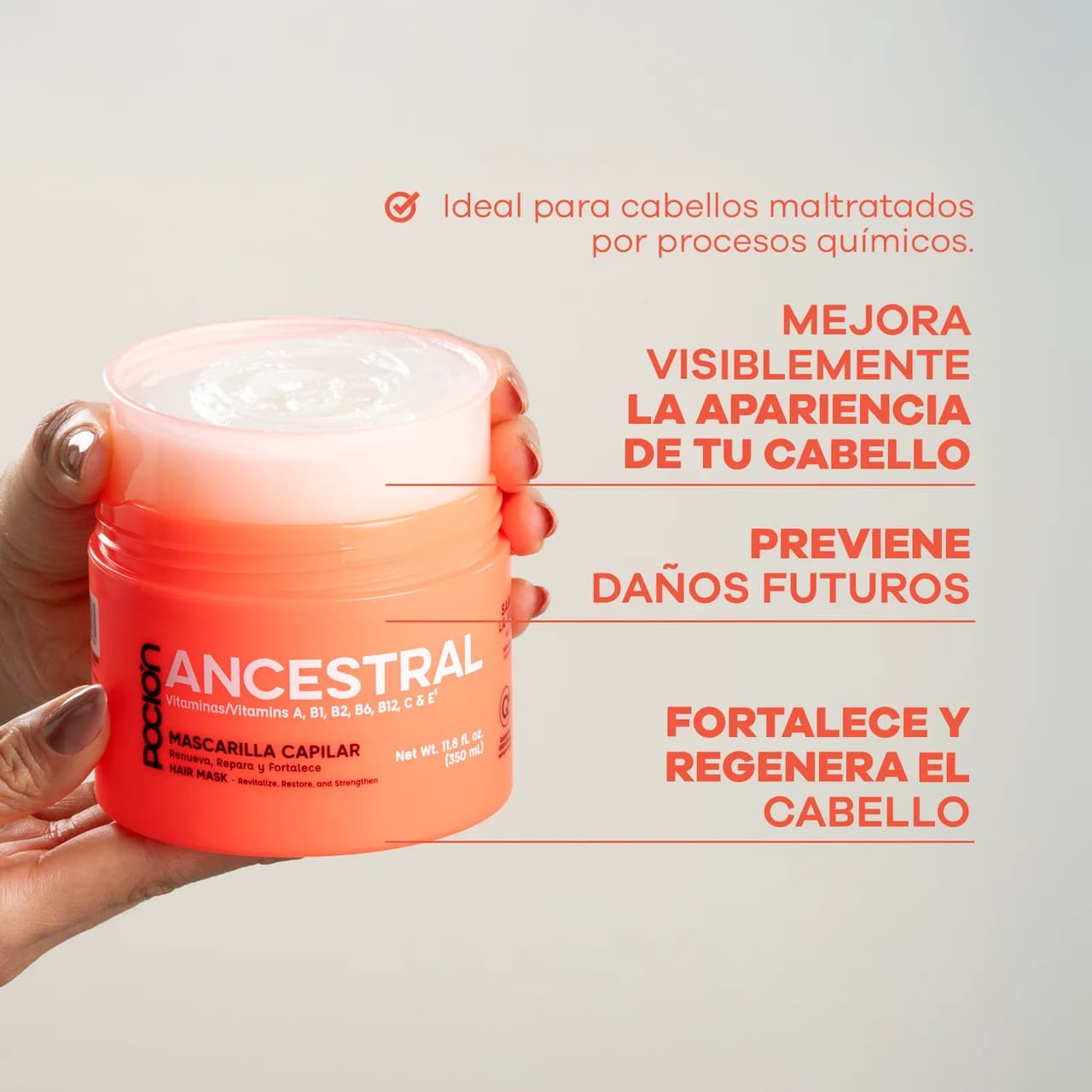 POCION Mascarilla Ancestral de Reparación 350ml - imagen 3
