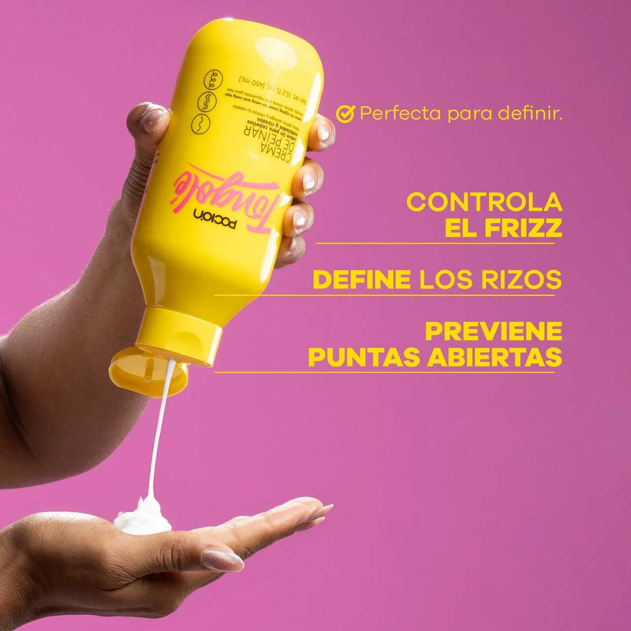 POCION Tongolé Crema para Peinar Leave On 450ml - imagen 3