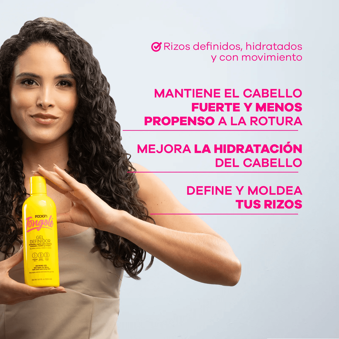 POCION Tongolé Gel Definidor de Rizos 500ml - imagen 3