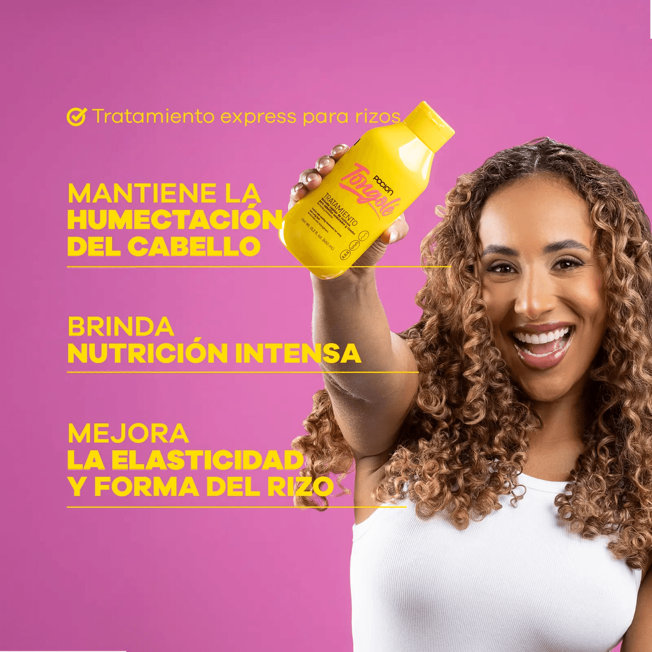 POCION Tongolé Tratamiento para Rizos 450ml - imagen 3