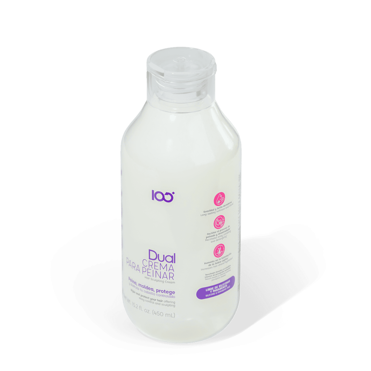 POCION Dual Crema para Peinar de Reparación 450ml - imagen 2