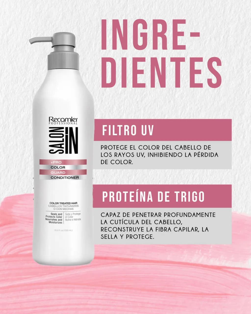 RECAMIER Salon In Acondicionador Color Guard 1000ml - imagen 2