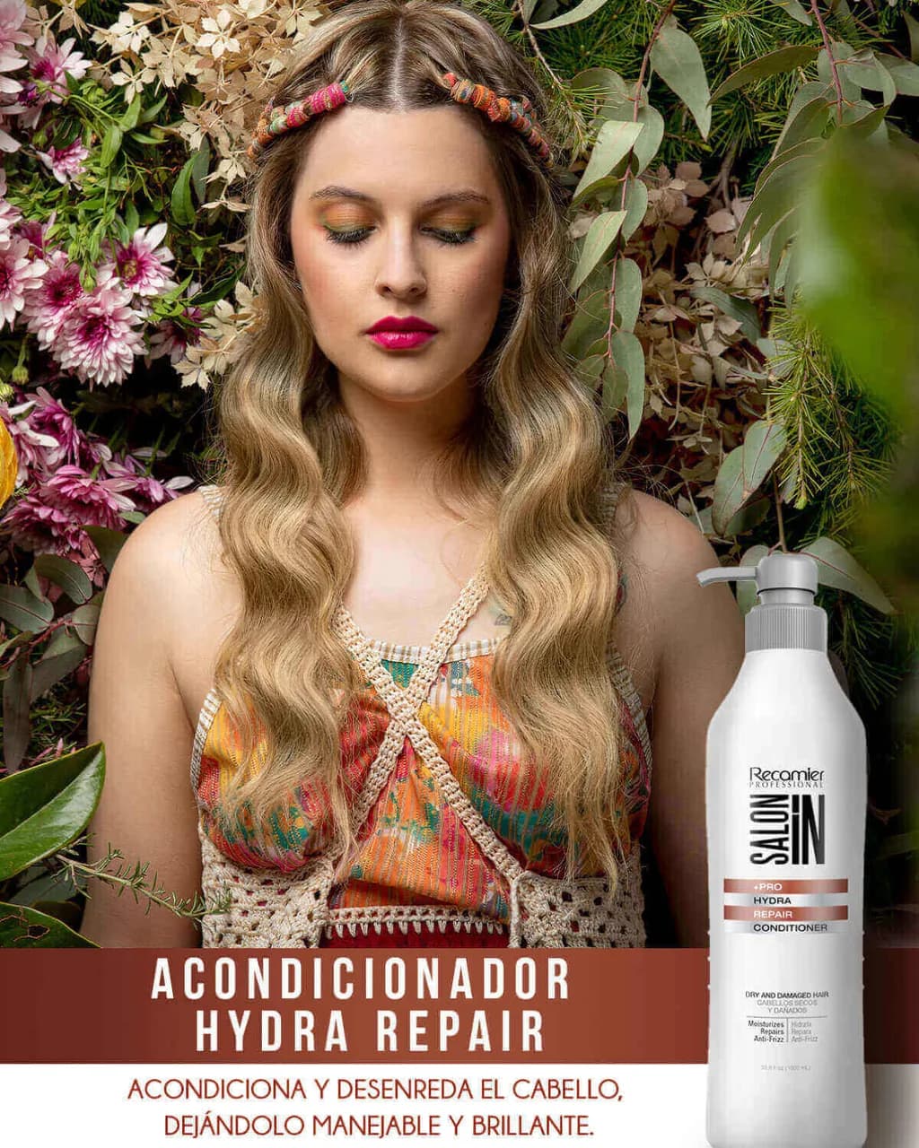 RECAMIER Salon In Acondicionador Hydra Repair 1000ml - imagen 3 - imagen 3