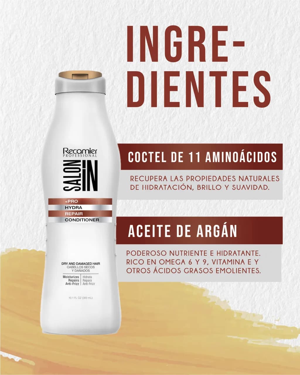 RECAMIER Salon In Acondicionador Hydra Repair 300ml - imagen 2