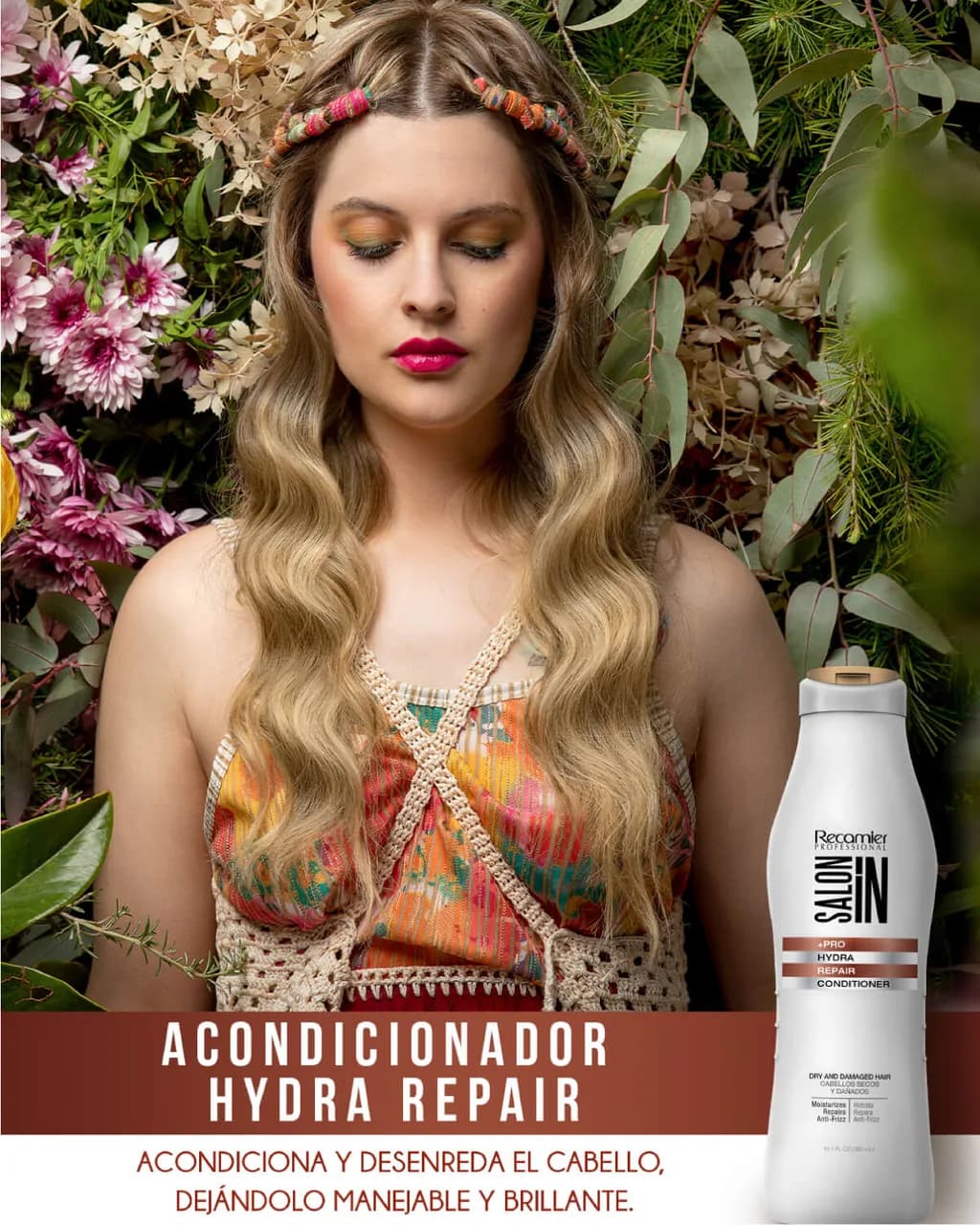 RECAMIER Salon In Acondicionador Hydra Repair 300ml - imagen 3