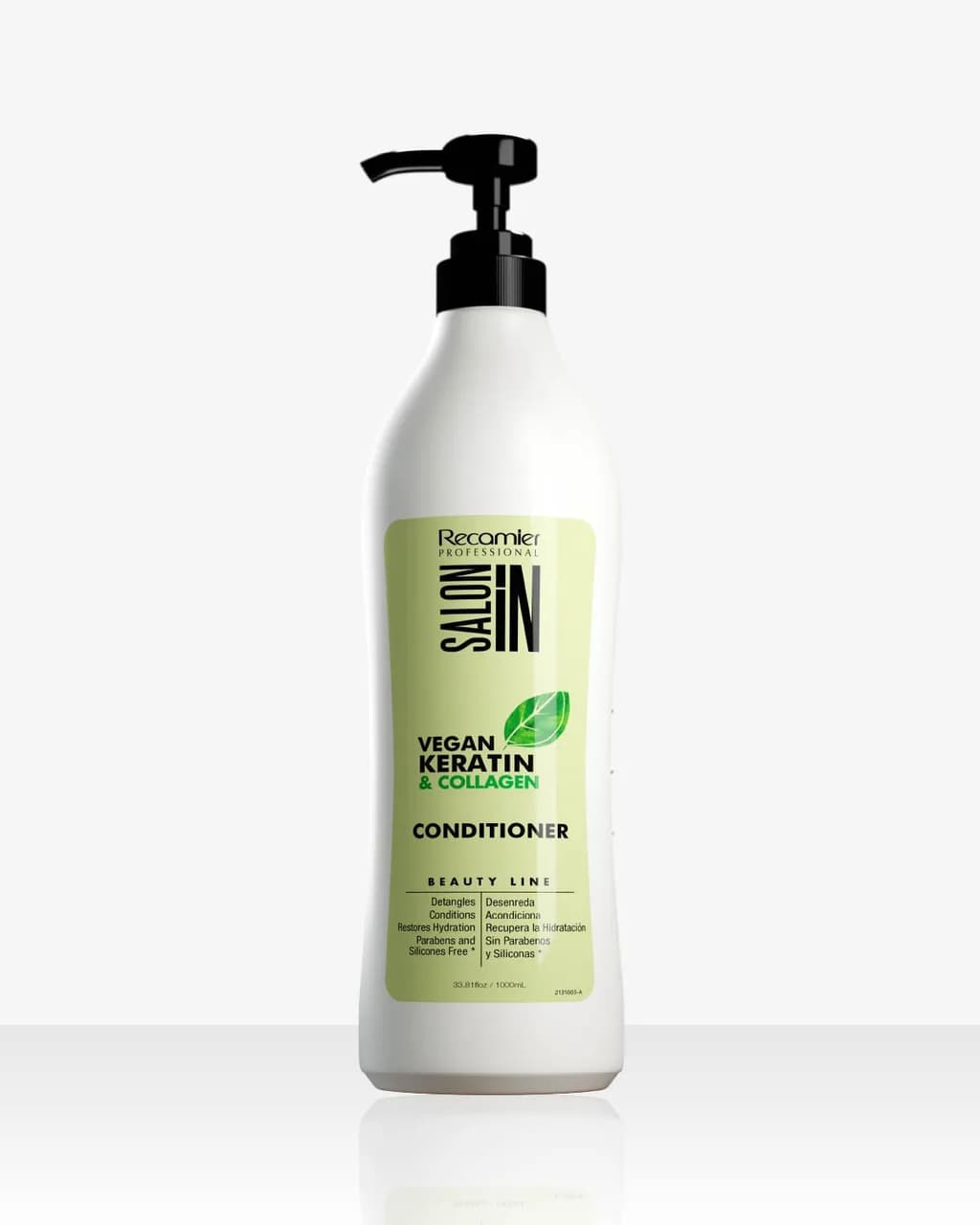RECAMIER Salon In Acondicionador Vegan Keratin Collagen 1000ml